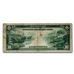 1914 (L-San Francisco) $10 FRN VF (Fr#951a)