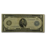 1914 (L-San Francisco) $5.00 FRN VF (Fr#891A)