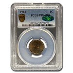 1914 Lincoln Cent PR-66 PCGS CAC (Red/Brown)