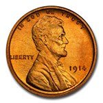 1914 Lincoln Cent PR-67+ PCGS CAC (Red)