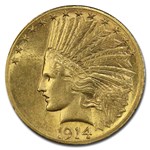 1914-S $10 Indian Gold Eagle MS-63 PCGS