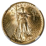 1914-S $20 St Gaudens Gold Double Eagle MS-63 NGC