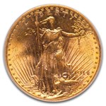 1914-S $20 St Gaudens Gold Double Eagle MS-63 PCGS CAC