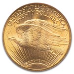 1914-S $20 St Gaudens Gold Double Eagle MS-64 NGC CAC