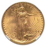 1914-S $20 St Gaudens Gold Double Eagle MS-65+ NGC