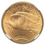 1914-S $20 St Gaudens Gold Double Eagle MS-65+ NGC