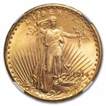 1914-S $20 St Gaudens Gold Double Eagle MS-66 NGC
