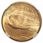 1914-S $20 St Gaudens Gold Double Eagle MS-66 NGC