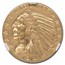 1914-S $5 Indian Gold Half Eagle AU-55 NGC