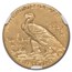 1914-S $5 Indian Gold Half Eagle AU-55 NGC