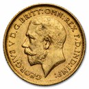 1914-S Australia Gold 1/2 Sovereign AU