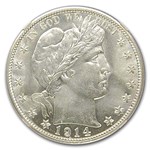 1914-S Barber Half Dollar MS-64 NGC CAC
