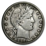1914-S Barber Half Dollar VF