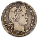 1914-S Barber Quarter Fine-12 PCGS