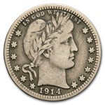 1914-S Barber Quarter Fine