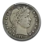 1914-S Barber Quarter VF-30 PCGS