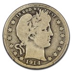 1914-S Barber Quarter VG-8 PCGS