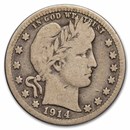 1914-S Barber Quarter VG