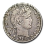 1914-S Barber Quarter XF-40 PCGS CAC