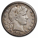 1914-S Barber Quarter XF