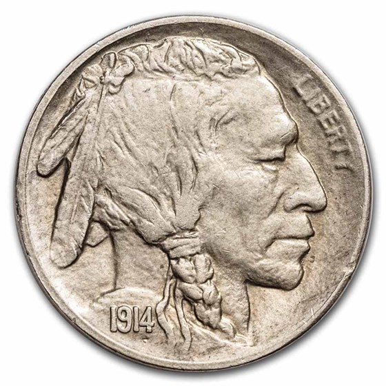 1914-S Buffalo Nickel Choice AU 1914-S Buffalo Nickel Choice AU