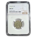 1914-S Buffalo Nickel MS-64 NGC