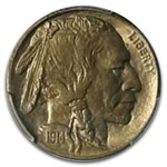 1914-S Buffalo Nickel MS-64 PCGS CAC