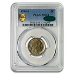 1914-S Buffalo Nickel MS-64 PCGS CAC