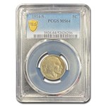1914-S Buffalo Nickel MS-64 PCGS