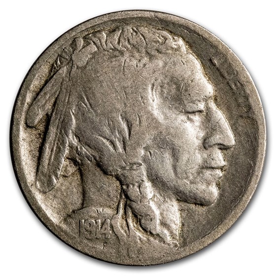 1914-S Buffalo Nickel VF Details 1914-S Buffalo Nickel VF Details