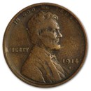 1914-S Lincoln Cent Good Details (Damaged)