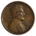 1914-S Lincoln Cent Good Details (Damaged)