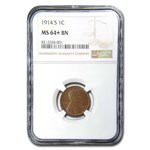 1914-S Lincoln Cent MS-64+ NGC (Brown)