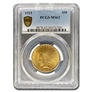 1915 $10 Indian Gold Eagle MS-62 PCGS