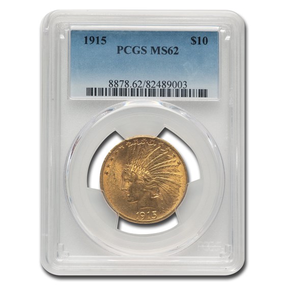 1915 $10 Indian Gold Eagle MS-62 PCGS 1915 $10 Indian Gold Eagle MS-62 PCGS