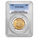1915 $10 Indian Gold Eagle MS-63 PCGS