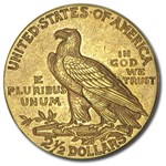 1915 $2.50 Indian Gold Quarter Eagle AU