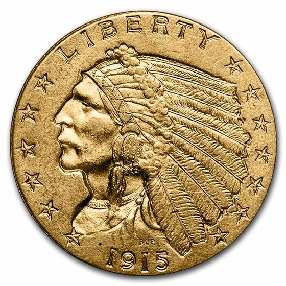 1915 $2.50 Indian Gold Quarter Eagle BU 1915 $2.50 Indian Gold Quarter Eagle BU