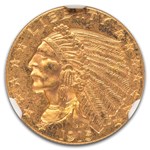 1915 $2.50 Indian Gold Quarter Eagle MS-61 NGC