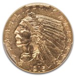 1915 $2.50 Indian Gold Quarter Eagle MS-62 PCGS