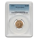 1915 $2.50 Indian Gold Quarter Eagle MS-62 PCGS