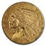 1915 $2.50 Indian Gold Quarter Eagle MS-62 PCGS