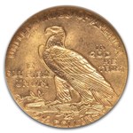 1915 $2.50 Indian Gold Quarter Eagle MS-64 NGC