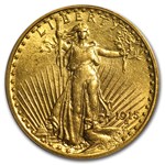 1915 $20 St Gaudens Gold Double Eagle AU-58 PCGS