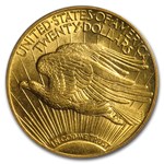 1915 $20 St Gaudens Gold Double Eagle AU-58 PCGS