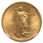 1915 $20 St Gaudens Gold Double Eagle MS-64 NGC