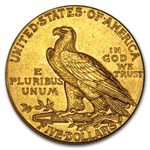 1915 $5 Indian Gold Half Eagle AU