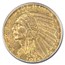 1915 $5 Indian Gold Half Eagle MS-62 PCGS