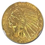 1915 $5 Indian Gold Half Eagle MS-64 NGC