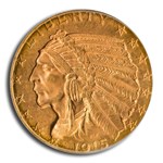 1915 $5 Indian Gold Half Eagle MS-65 PCGS